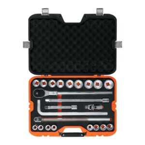 juego de 23 herramientas cuadro 3/4" std para mecánico truper (13970)