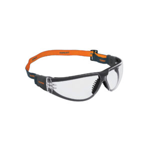 lentes de seguridad, transparente con banda elástica, active (15304)