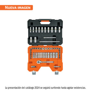 juego de 53 herramientas cuadro 3/8" mm para mecánico truper (15689)