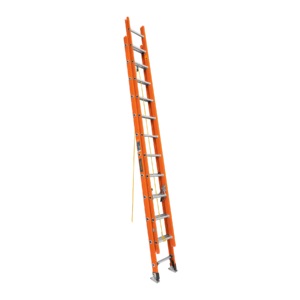 escalera de extensión, tipo ii, 24 peldaños, fibra de vidrio (16757)