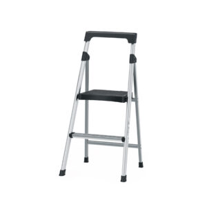escalerilla tubular plegable, 2 peldaños, aluminio, truper (16763)