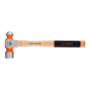 martillo pulido de bola 48 oz mango hickory, truper grip (16906)