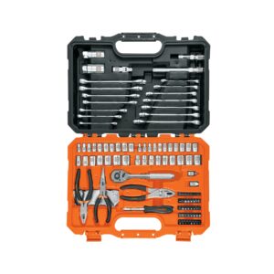 juego de 119 herramientas 1/4" y 3/8" mixtas para mecánico truper (17090)