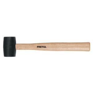 mazo de hule, 8 oz, pretul (20565)
