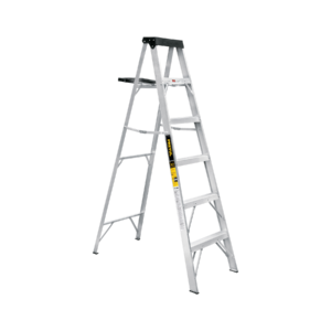 escalera de tijera tipo iii 5 escalones y bandeja, pretul (20688)