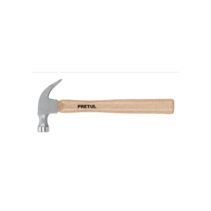 martillo semipulido, 16 oz, uña curva, pretul (22290)