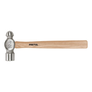 martillo pulido de bola 32 oz mango madera, pretul (22660)
