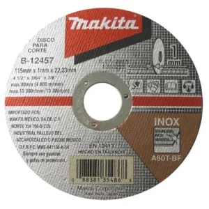disco de corte preciso 4 1/2" x 3/64" (1.0mm) x 7/8" (b 12457)