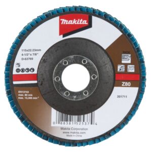 disco flap makita zirconia standard 4 1/2 grano z80 (d 63769)