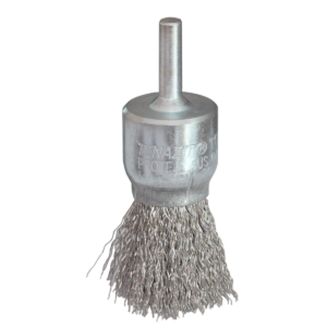 cepillo tipo brocha ondulado con vástago de 25 x 0.30 x 6.4 mm austromex (1175au)
