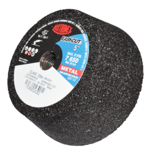 copa abrasiva para desbaste de metal y biselado de placas de acero de 125 x 50 x m14 2 mm austromex (2354au)