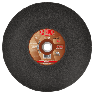 disco abrasivo para corte de acero y fundición de 350 x 3.2 x 25.40 mm austromex (739au)