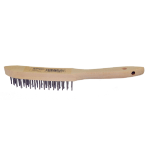 cepillo manual de 290 x 35 mm para limpieza manual de superficies de acero inoxidable y remoción de soldadura, corrosión, fundición, plástico y cualquier adherencia austromex (970au)