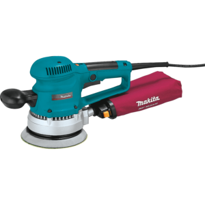 lijadora excéntrica de 6" 310w, con Órbita aleatoria makita bo6030jxmk)