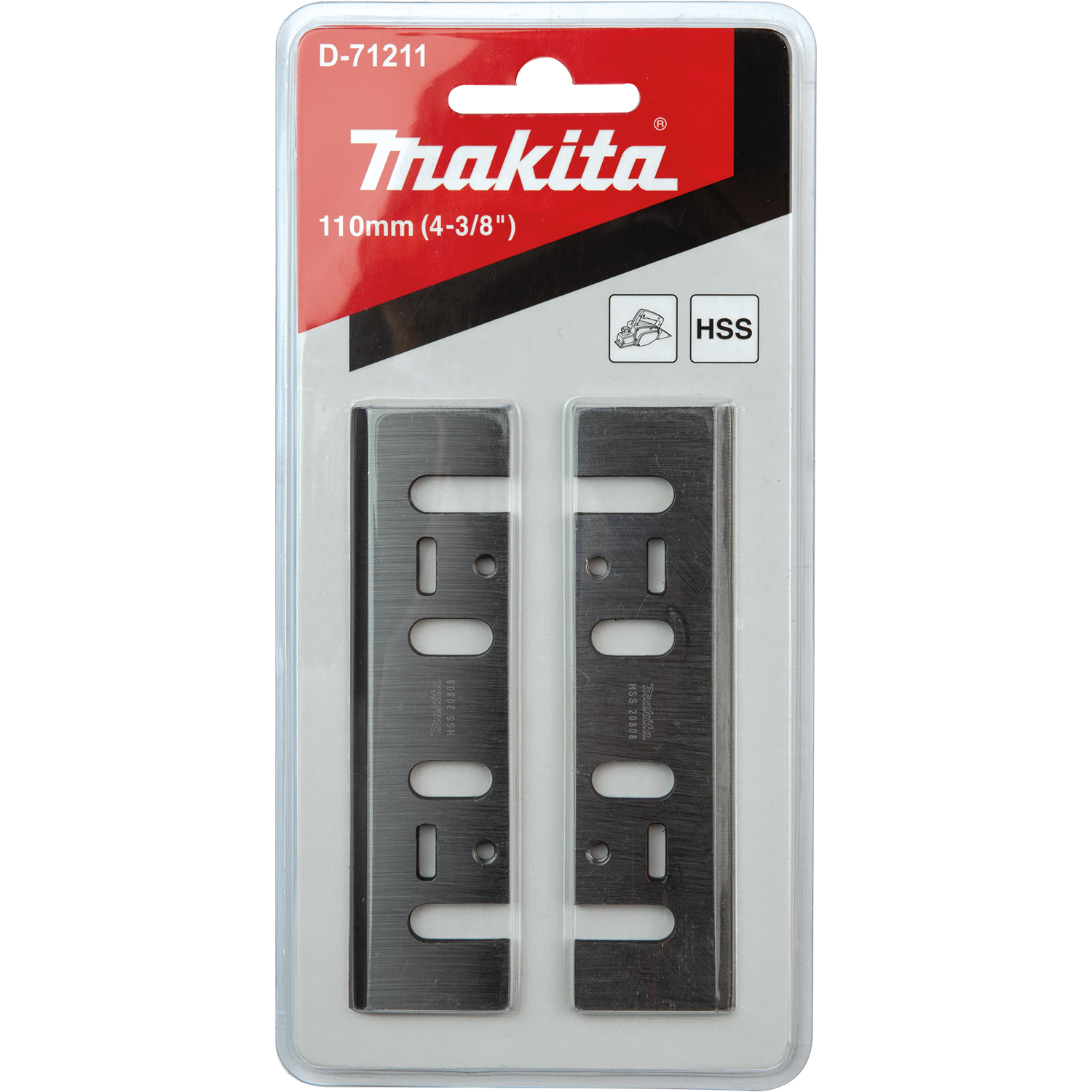 navajas de 4‑3/8" para cepilladora, acero de alta velocidad makita (d 71211mk) navajas de 4‑3/8" para cepilladora, acero de alta velocidad makita (d 71211mk)