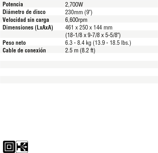 esmeriladora angular 9pul 2.700w makita (ga9082) esmeriladora angular 9pul 2.700w makita (ga9082)